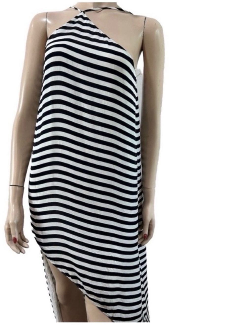 Mason White and Black Striped Top